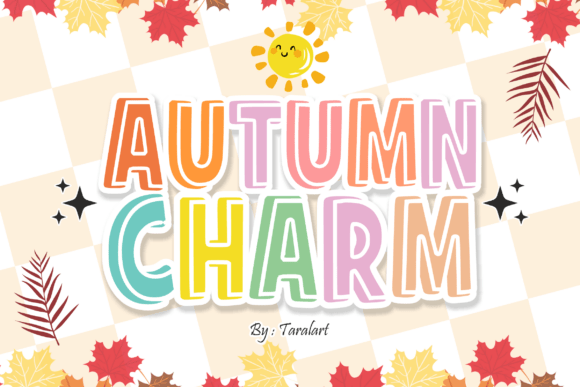 Autumncharm Regular: The Whimsical Font for Fall Campaigns