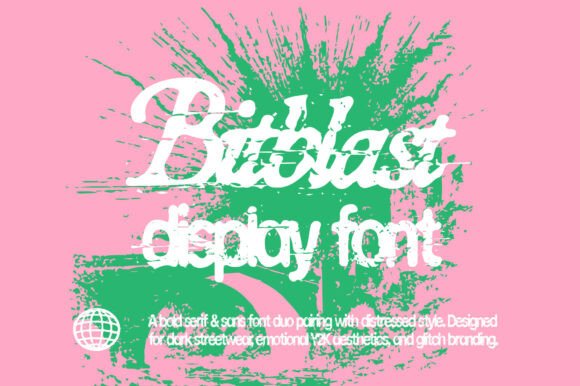 Bitblastserif Regular: The Bold Display Font for Handmade Brands