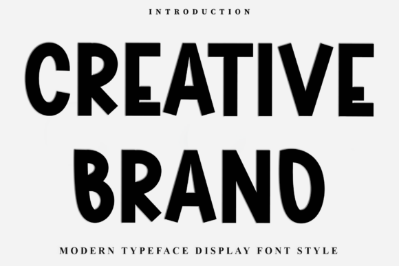 Creative Brand: The Modern Typeface for Handmade Labels and Signs