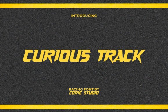Curioustrack: The Bold Typeface for High-Speed Brand Identity
