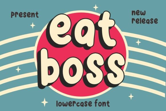 Eat Boss: The Friendly Display Typeface for Editorial Design