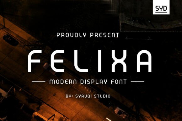 Felixa: The Modern Display Typeface for Polished Branding