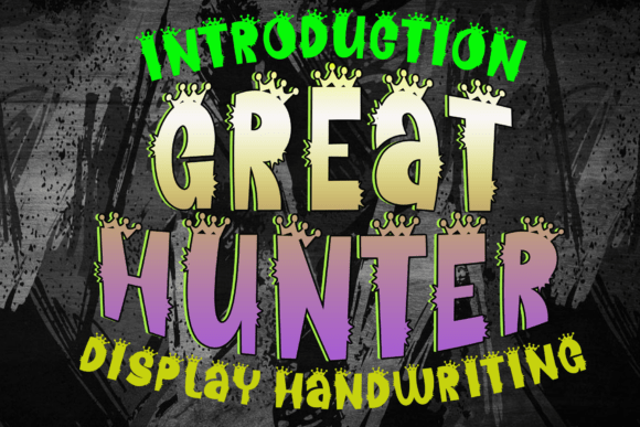 Great Hunter: A Bold Display Typeface for Creative Makers