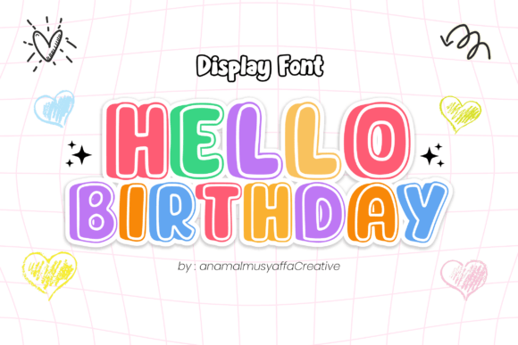 Hello Birthday: The Perfect Font for Festive Brand Identity