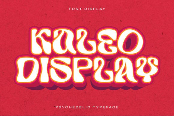 Kaleo: A Groovy Display Typeface for Retro Editorial Design