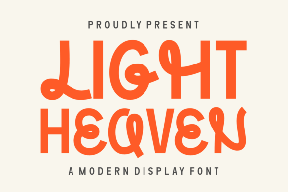Light Heaven: The Premium Display Typeface for Modern Web Design