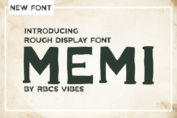 Memi: The Extraordinary Display Font for Modern Design