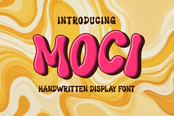 Moci: The Playful Display Font for High-Impact Campaigns