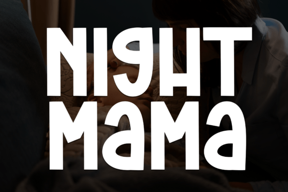 Night Mama: A Neat Display Font for Relaxed Editorial Design