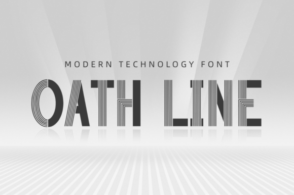 Oath Line: The Futuristic Display Font for Modern Editorial Design