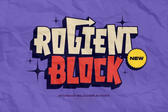 Rogient Block: The Bold Display Typeface for High-Energy Web Design