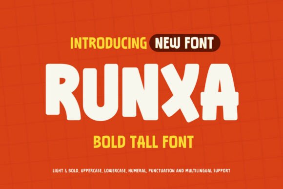 Runxa: The Bold Display Typeface for Modern Editorial Design