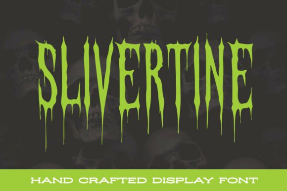 Slivertine: A Haunting Display Font for Menacing Branding