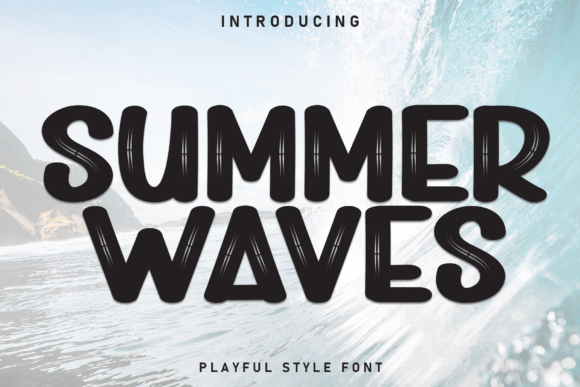 Summer Waves: A Playful Handwritten Font for Creative Makers