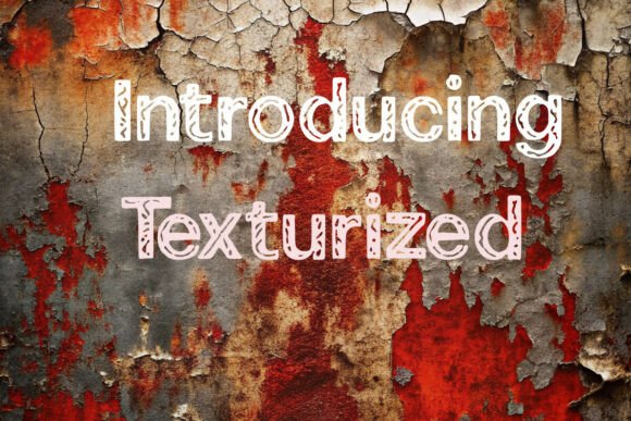 Texturized: The Ultimate Display Font for Creative Projects