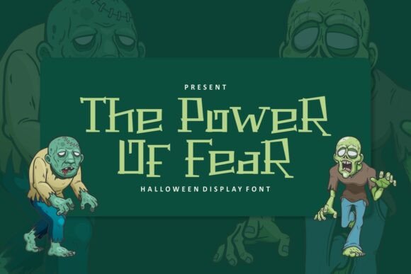 The Power of Fear Regular: A Bold Display Typeface for Campaigns