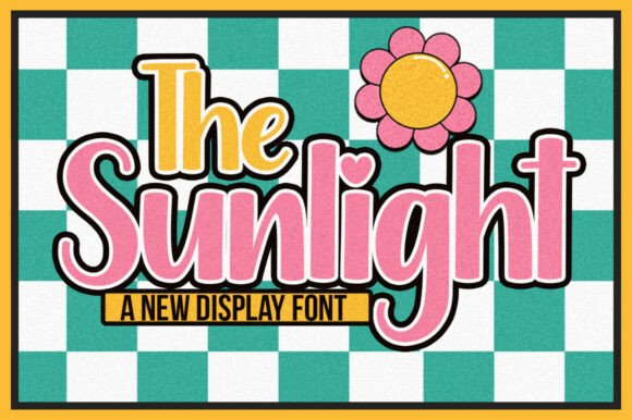 The Sunlight: A Radiant Display Font for Modern Design