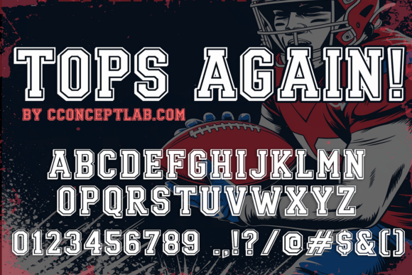 Tops Again: The Bold Stencil Typeface for Impactful Editorial Design