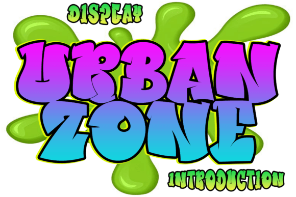Urban Zone: The Ultimate Street-Style Display Font