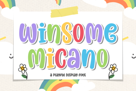 Winsome Micano: A Playful Display Font for Editorial Projects
